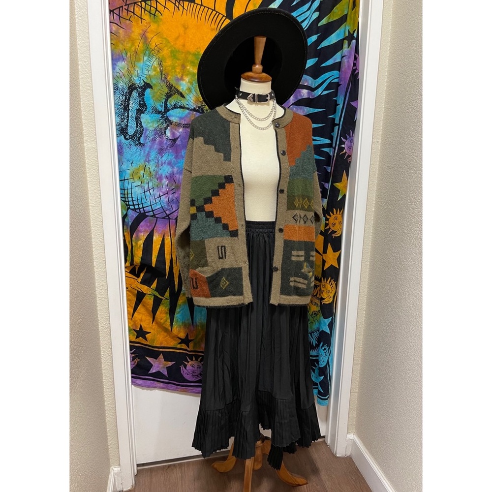 π Lovely Vintage wool art cardigan - Picture 11 of 11
